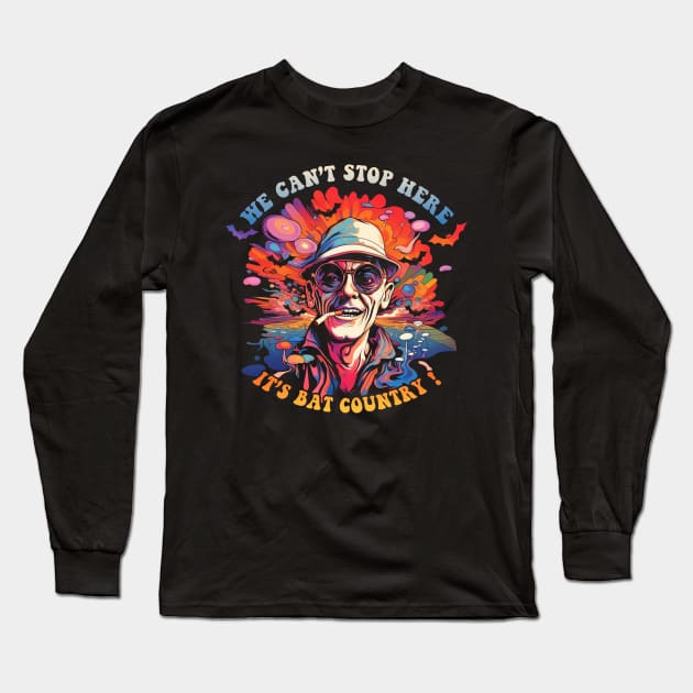 Bat Country Long Sleeve T-Shirt by JennyPool